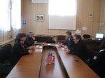 Steven K Mickelsons visit in Gori University and meeting with rector Z. Cotniashvili
